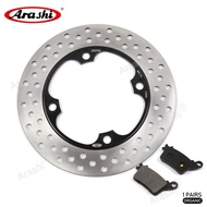 ARASHI Rear Brake Disc Disk Rotor Brake Pads For HONDA CBR600RR 2007-2014 / CBR 600 RR ABS 2009-2015