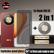 2 in 1 Honor X9d Privacy Tempered Glass Screen Protector For Honor X7d X7c X8c X6c X6b X8b X7b X5b P