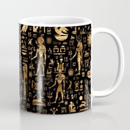 Ancient Egyptian Hieroglyphics Motif Mug