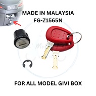 Z1565N ORIGINAL GIVI BOX KEY SET KUNCI SET LOCK SET RED COLOR E250 E260 E30 E350 B270 B32 B33 B42