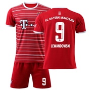 Adults Kids Football Kits Soccer Set 22-23 New Bayerns Munichs FCS Home No. 9 Lewandowskis No. 25 Mu