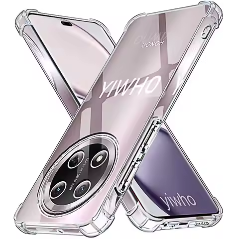 Luxury Clear Phone Case for Honor X9c X7c X9b X8b X7b X6b X9a X8a X7a X6a X9 X8 X7 X6 A B C Transpar
