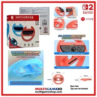 Switch 2 Joycon Steering Wheels BLUE/ORANGE (IINE) L1079