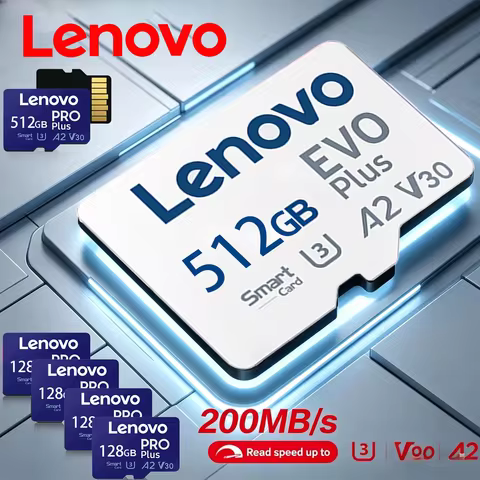 Lenovo Original Flash Micro TF SD Card A2 Quick Read Write 128GB 256G Mini Memory Card With Adapter 