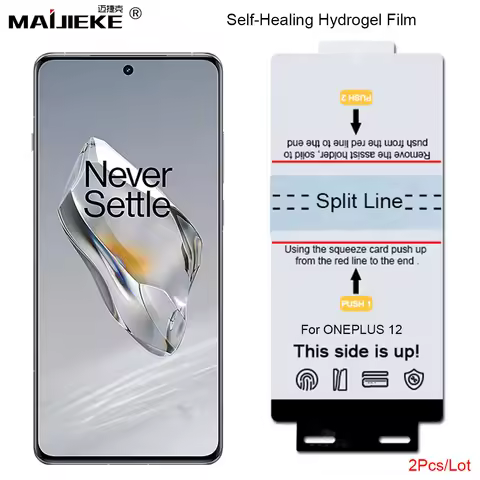 2 Pack Self Healing Front Hydrogel Film for Oneplus 15 15R 13 12 13T 12R 11 11R ACE 6 6T 5 3 2 Pro N