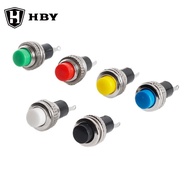 DS-314/DS-316 Push Button Switch 2 Pins Lockless Self-Reset 10MM Round Power Start Button Switch