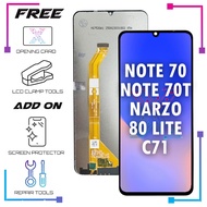 LCD For REALME NOTE 70 / REALME NOTE 70T / REALME NARZO 80 LITE / REALME C71 INDIA VERSION - With To