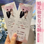 Customized Lottery Tickets Wedding Lottery Tickets Customized Number Tickets Deputy Tickets Engageme