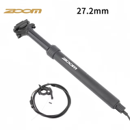 หลักอานยกจักรยานไฮดรอลิกซูมจักรยานเสือภูเขาจักรยานเสือหมอบรีโมทหลักอานสายไฟภายใน27.2/30.9/31.6/ 33.9