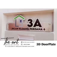 Fully Customized - Stainless steel 304 House Number Plate