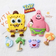crocs charm crocs jibbitz Hole Shoes Shoes Flower SpongeBob SquarePants diy Hole Slippers Accessorie
