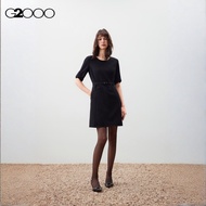 G2000 Belted A Line Dress