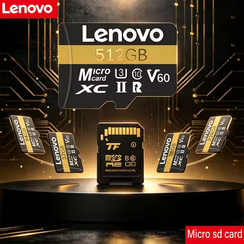 Lenovo 512GB Micro SD Card 256GB SD/TF Memory Card 128GB 64GB V60 Class 10 U3 Smart Storage for Came