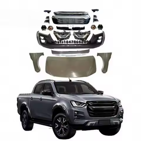 Ramand Bodykit for D-max 2012-2020 to 2023 Modification Parts Front Bumper for Isuzu Dmax 2014 Body 
