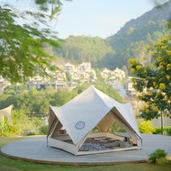 Vidalido Xingyueting Tent Outdoor Camping 3-4 People Rainproof Sunscreen Sunshade One Bedroom Hut Ro