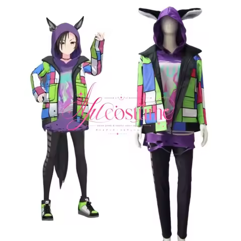 Uma Musume Air Shakur Cosplay Costume Racing Character Outfit Stage Style for Anime Game Convention