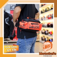 Multi-compartment Biker Crossbody Bag - Waterproof