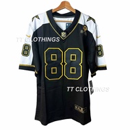 NFL American Football Premium Jersey Rugby Lamb #88 BLACK GOLD Dallas Cowboy  Shirt Plus Size Men