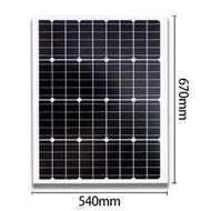 Solar Panel Mono 60W DC 18V High Grade A & High Efficiency Solar.Panel