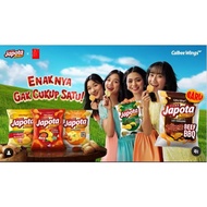 Camilan Snack Keripik Kentang Calbee Wings Japota Original, Umami Japanese Seaweed, Sapi Panggang BB