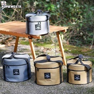 KOPIEWDX78JQ Picnic Bag, Waterproof  Cloth Dinnerware Organizer, High Quality Cylindrical 9/14L Pot 