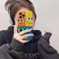 Cute expression Shockproof full-Inclusive hard shell camera lens Protective casing phone compatible 