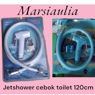 PUTIH Jet shower toilet bidet jetshower bathroom bidet 120cm Blue/White