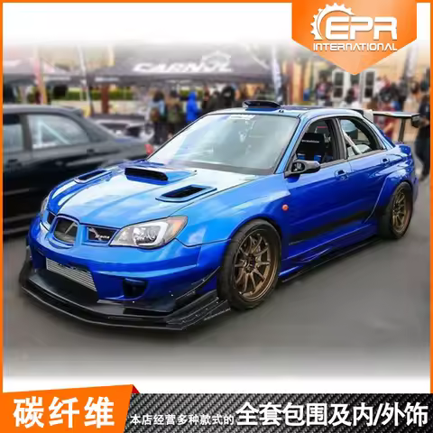 For Subaru 9th Gen Impreza STI GDB (Sedan) - VTX Style Wide Body Front Bumper & Wheel Arch Surround