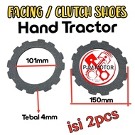 YZC FACING CLUTCH SHOES - kampas kopling - kain klos mesin traktor bajak sawah YST