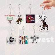 Acrylic GAME 99 nights In The Forest Keychains HOT Game 99 nights In The Forest Deer Owl