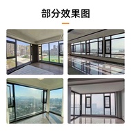 Pintu Aluminium Jambatan Patah dan Tingkap Aluminium Kaca Besar Aloi Kalis Bunyi Pembaikan Rumah Pen