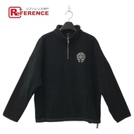 CHROME HEARTS 長袖衛衣，YKT U TARDY SWEEP HLF ZIP，匕首拉鍊，半拉鍊抓絨衛衣