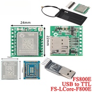 FS800E 4G Core Board Cat.1 Wireless LTE All Network Communication DTU Data Transmission EC800N Devel