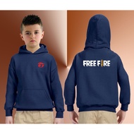 Freefire Garena children's hoodie jacket Garena free fire children's gamer esport sweater