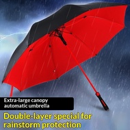 Limited Time Promotion Oversized Automatic Umbrella 120CM Double Umbrella Surface 210T Double-Layer 