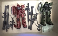 二手新淨已砌素組模型 The Origin REd principally of Zeon Aznable’s Version was Bandai mobile suit Gundam No. 19
