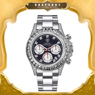 Hector Limited Edition Jam Tangan Uniseks Unisex Stainless Steel Chronograph Quartz Watch HEC0383D-1