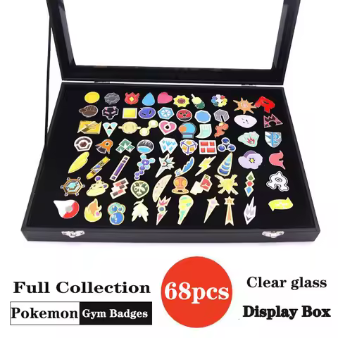 Pokemon Gym Badges Kanto Johto Hoenn Sinnoh Unova Kalo League Region Pins Brooches Orange Island Col