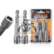 TOOLMAK Magnetic Socket Set 5pcs. 8mm/65mm (TMK20085)