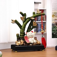 Rising Rising Rising Lucky Cat Decoration Living Room Wine Cabinet TV Cabinet High-End Decoration Of