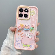 เคส Honor X7d สำหรับ Honor X7d 4G/5G【ลายการ์ตูนสามมิติตกแต่งฝาครอบเคสโทรศัพท์-Y3】