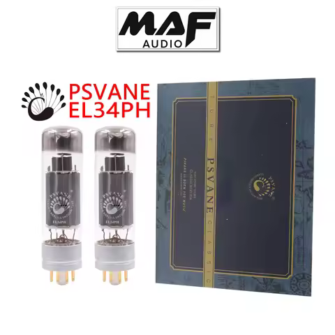 PSVANE EL34PH Vacuum Tube EL34 Valve Replace EL34C EL34B 6P3P 6CA7 6V6 Vintage Amplifier DIY Kit Mat