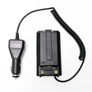 12-24V Car Charger Battery Adapter Vehicle Eliminator for Baofeng Walkie Talkie UV5RH UV-5RH Pro BF-