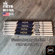 Nova by Vic Firth American Hickory Drumsticks Size 7A 5A 5B 2B