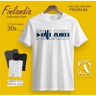 FINLAND FINLAND SOUVENIR T-SHIRT PREMIUM ORIGINAL LABELTAG GIFT FOR CHILDREN AND ADULTS