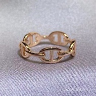 Hot-selling Pig Nose Ring Girl Hollow Design Pig Nose Ring Fashion Ring PO9U