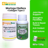 ACE AIMS Moringa Oleifera + SCIENTIST HOME Collagen Hydrolysate | Joint Supplement Collagen Type 2
