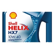 Shell Helix HX7 10W40 Semi Synthetic Engine Oil 4 Liter HongKong For Toyota Honda Mazda Nissan Mitsubishi Proton Perodua