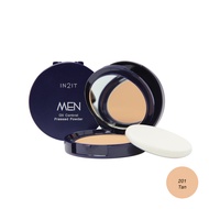 IN2IT Men แป้งพัฟ ผู้ชาย Oil Control Pressed Powder SPF 20 PA+++ แป้งผสมรองพื้นเนื้อละเอียด  7g.