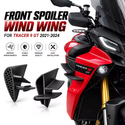 For YAMAHA TRACER 9 / 9GT 2021-2024 Side Wing Side Spoiler FRONTAL SPOILERS TRACER 900 / 900GT Front